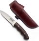 GCS Handmade G10 Handle D2 Tool Steel Tactical Hunting Knife with leather sheath Full tang blade designed for Hunting & EDC GCS 241