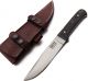 GCS Handmade Micarta Handle D2 Tool Steel Tactical Hunting Knife with leather sheath Full tang blade designed for Hunting & EDC GCS 19