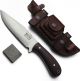 GCS Handmade Micarta Handle D2 Tool Steel Tactical Hunting Knife with leather sheath Full tang blade designed for Hunting & EDC GCS 239