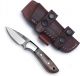 GCS Handmade D2 steel Hunting Knife Sheep Horn Handle - GCS 235